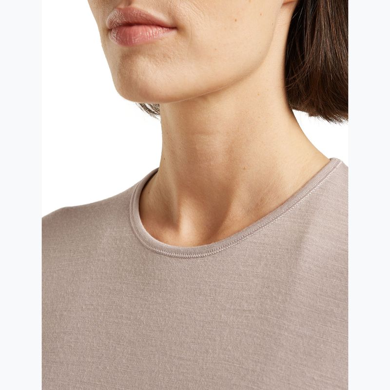 Дамска термоактивна блуза с дълъг ръкав Icebreaker 200 Oasis Crewe  pink quartz 5