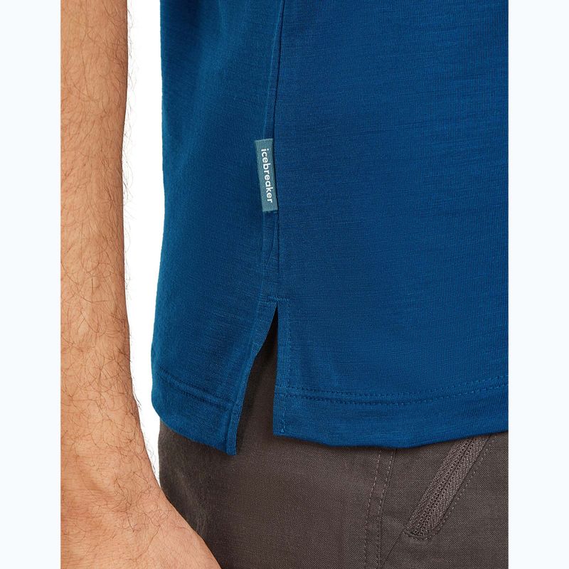 Мъжка тениска за трекинг icebreaker Merino 125 Cool-Lite Sphere III Tee atlantis 6