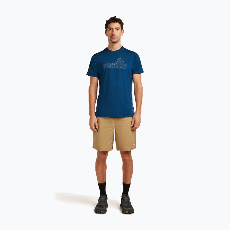 Мъжка тениска Icebreaker Merino 125 Cool-Lite Sphere Beta Tee atlantis 2