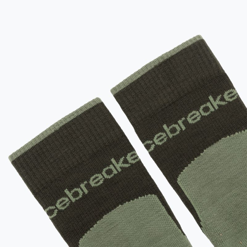 Мъжки чорапи Icebreaker Merino Hike+ Light Crew dark loden/lichen 3