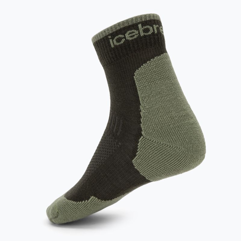 Мъжки чорапи Icebreaker Merino Hike+ Light Mini dark loden/lichen 2