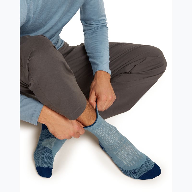 Мъжки чорапи Icebreaker Merino Hike+ Ultralight Quarter flint blue/atlantis 4