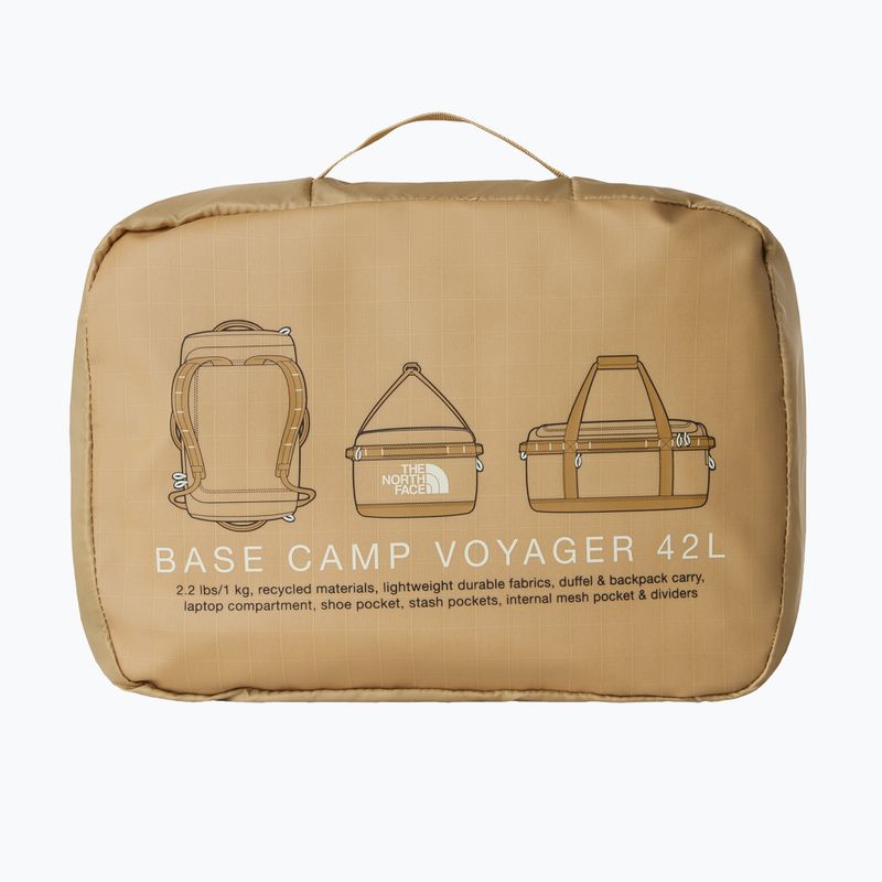 Пътна чанта The North Face Base Camp Voyager Duffel 42 khaki stone/utility bro 4