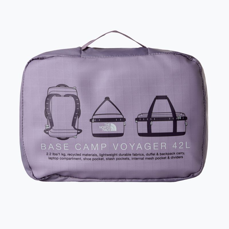 Пътна чанта The North Face Base Camp Voyager Duffel 42 transcendent grey/endle 4