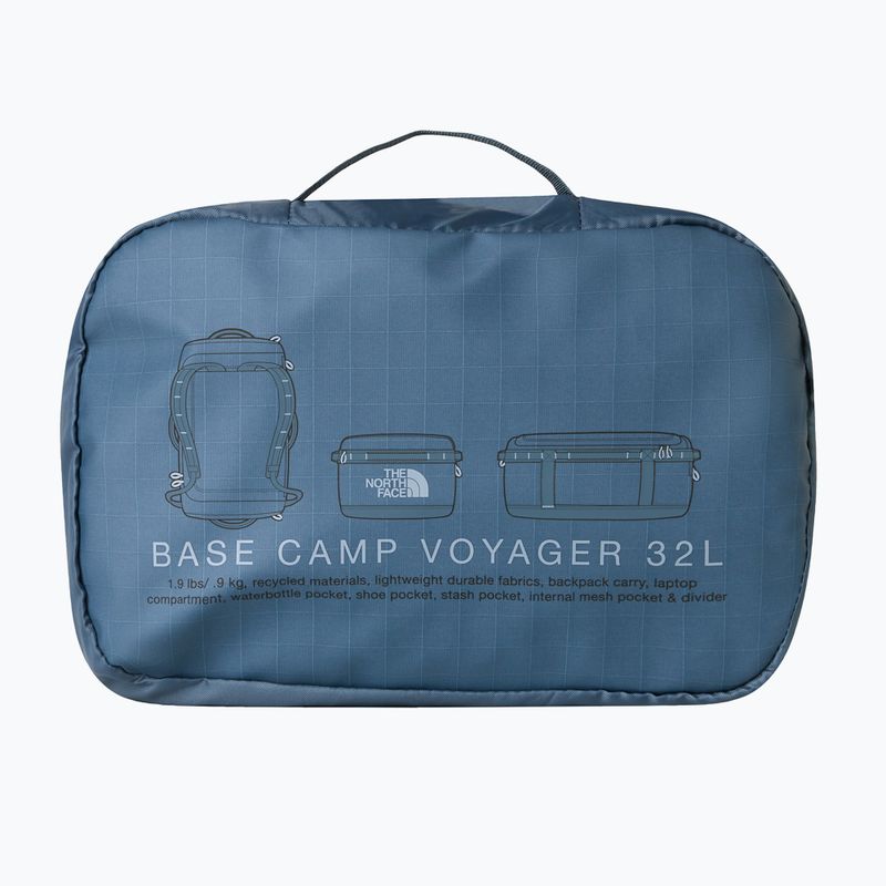 Пътна чанта The North Face Base Camp Voyager Duffel 32 l granite grey/frost grey 4