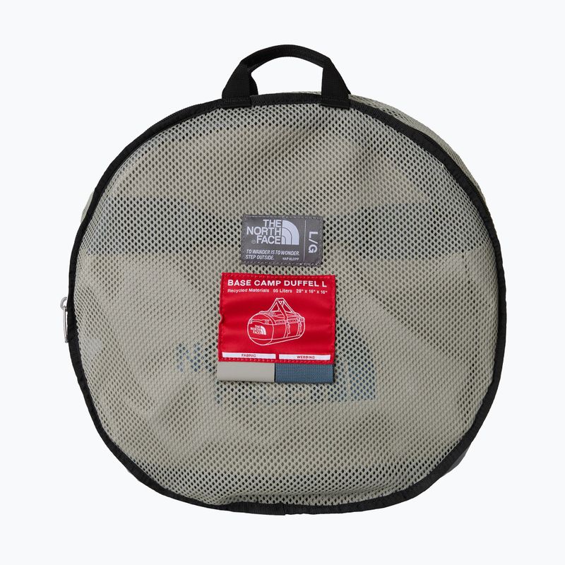 Пътна чанта The North Face Base Camp Duffel L 95 l stone slab/granite grey 4