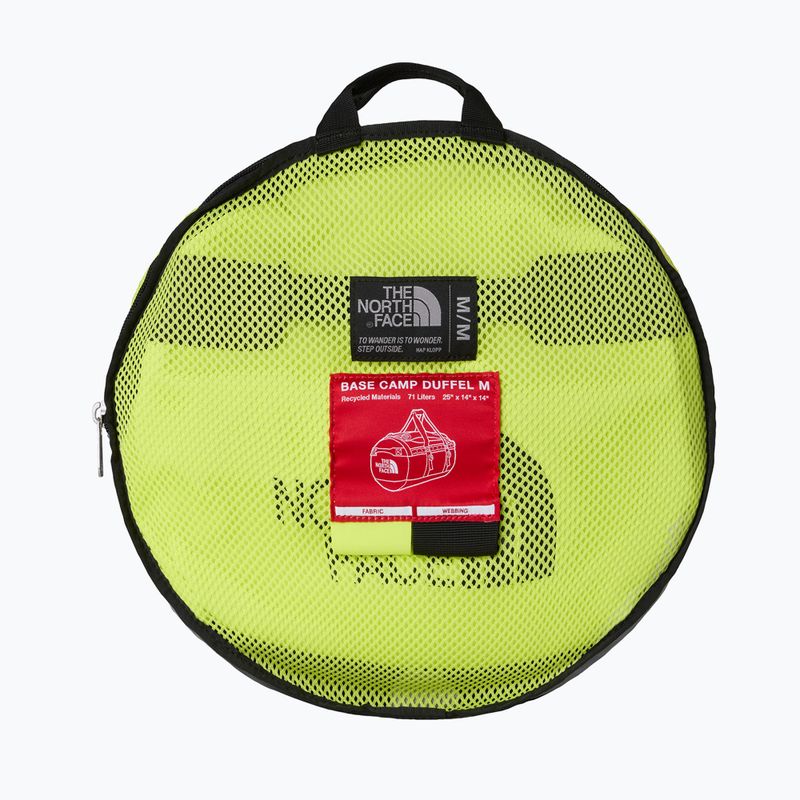 Пътна чанта The North Face Base Camp Duffel M 71 l fizz lime/lemon mist/tn 4