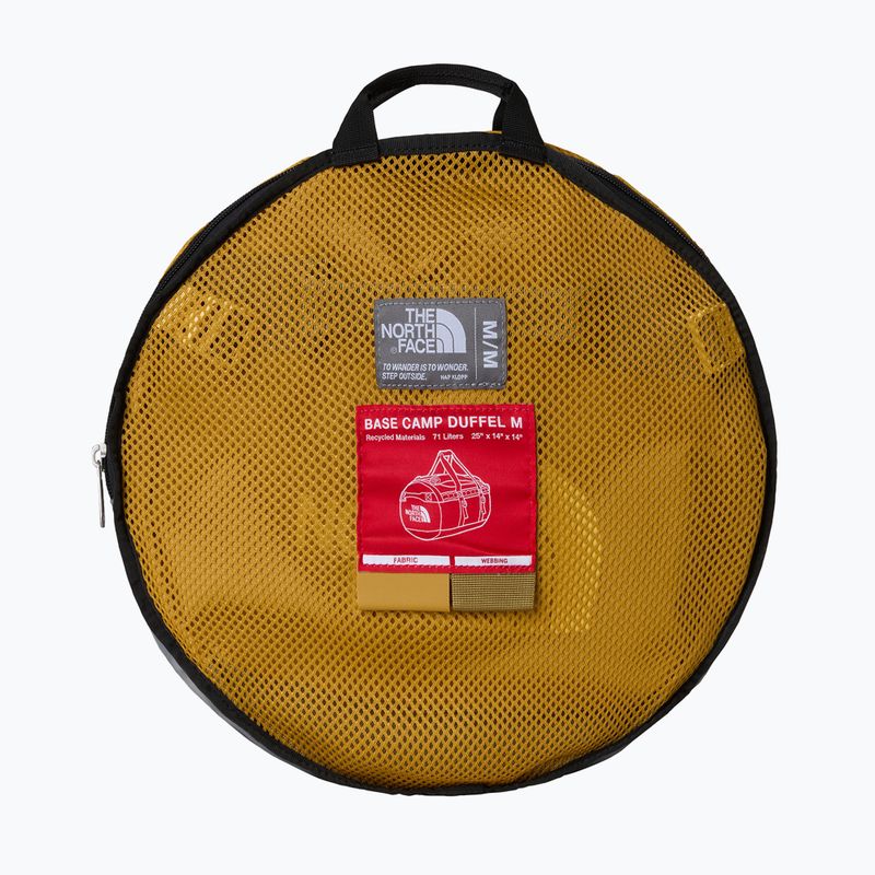 Пътна чанта The North Face Base Camp Duffel M 71 l golden tan/cedar/honeye 4