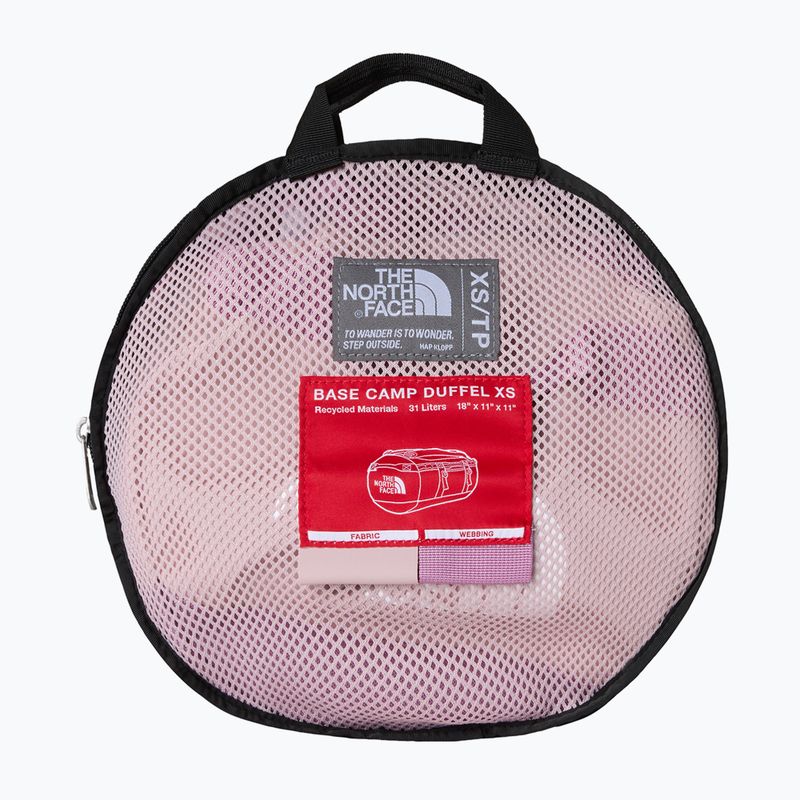 Пътна чанта The North Face Base Camp Duffel XS 31 l metal pink/hushed laven 4