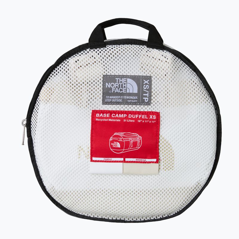 Пътна чанта The North Face Base Camp Duffel XS 31 l white ash/calacatta/pal 4