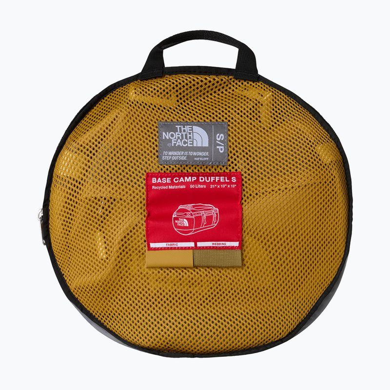 Пътна чанта The North Face Base Camp Duffel S 50 l golden tan/cedar/honeye 4