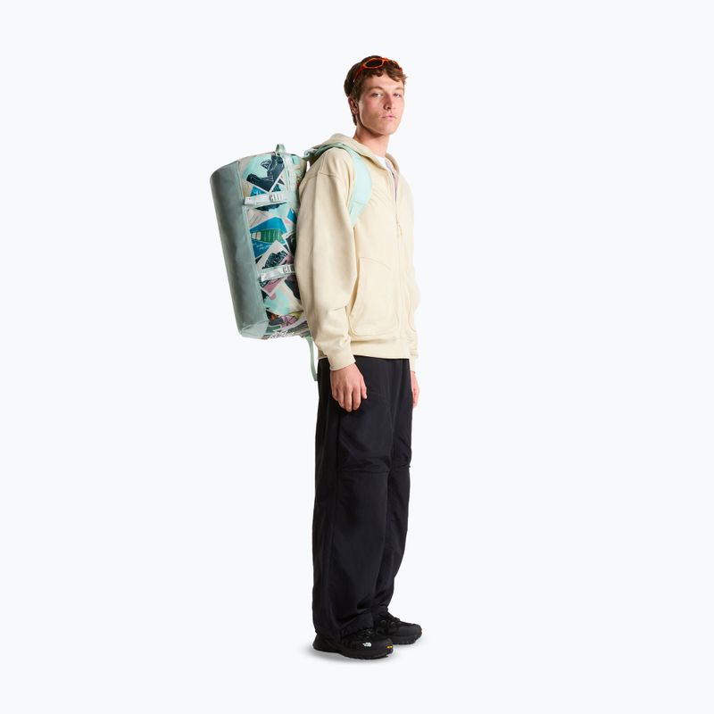 Пътна чанта The North Face Base Camp Duffel S 50 l opal frost tnf postcard 7