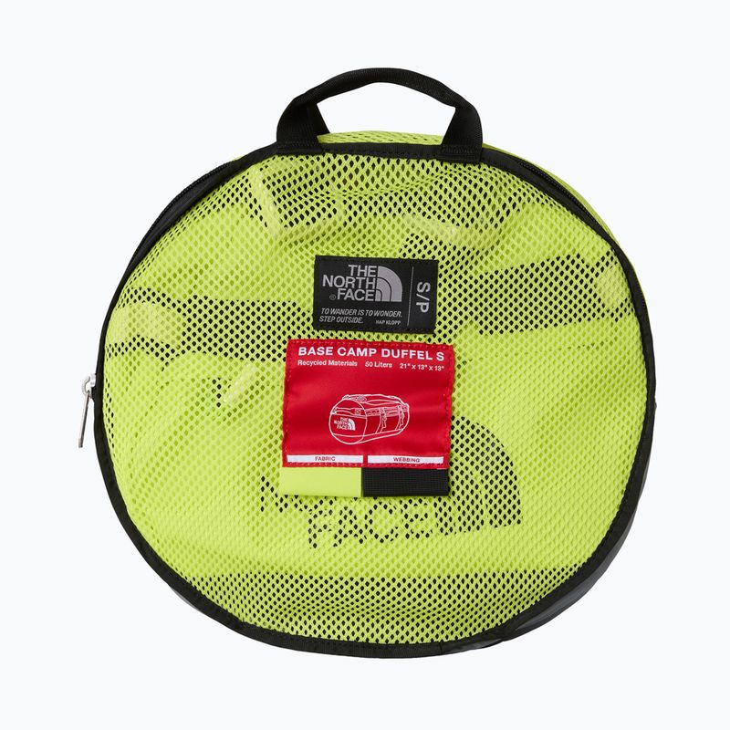 Пътна чанта The North Face Base Camp Duffel S 50 l fizz lime/lemon mist/tn 4