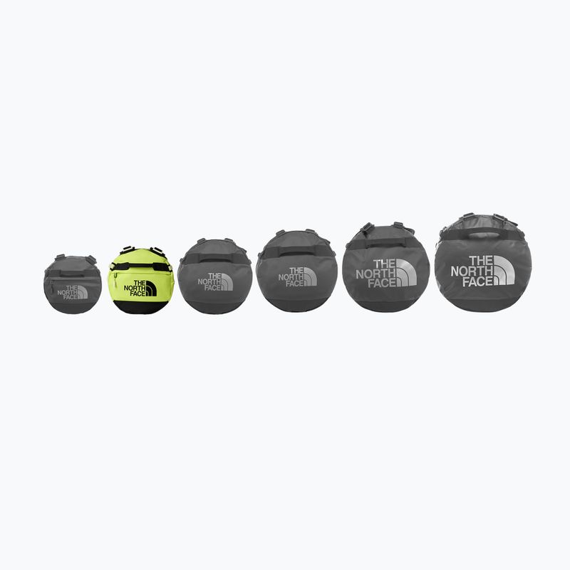 Пътна чанта The North Face Base Camp Duffel S 50 l fizz lime/lemon mist/tn 5
