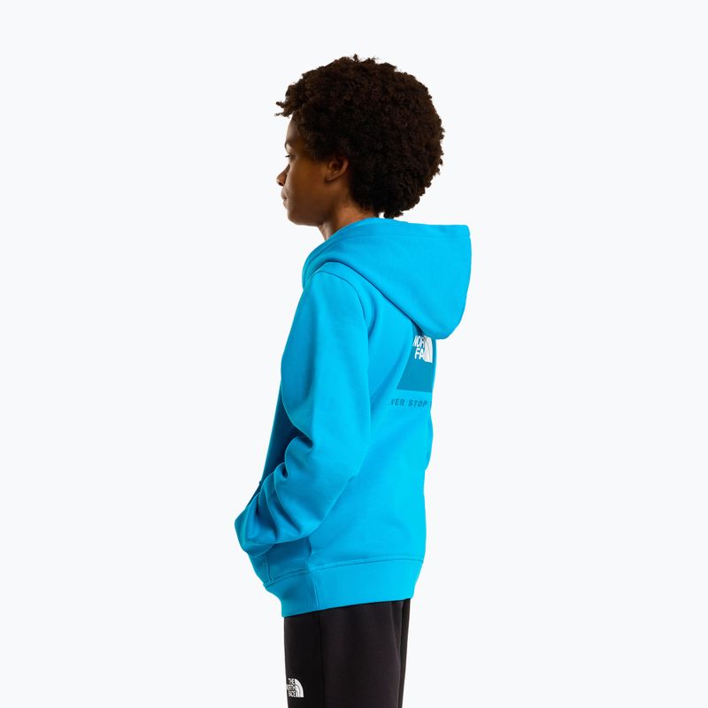 Детски суитшърт The North Face Teen Box Nse Regular Hoodie meridian blue 4