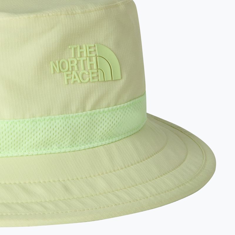 Детска шапка с периферия The North Face Kids Class V Rev Bucket lemon mist logo weather topo phantom print 4