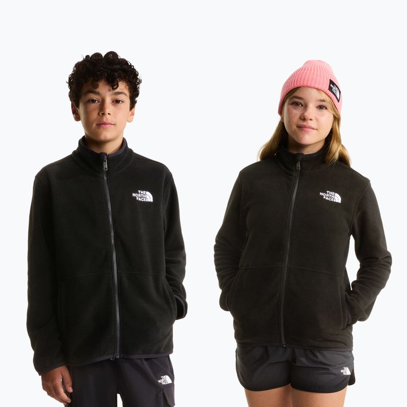 Детски суитшърт The North Face Glacier Full Zip tnf black 3