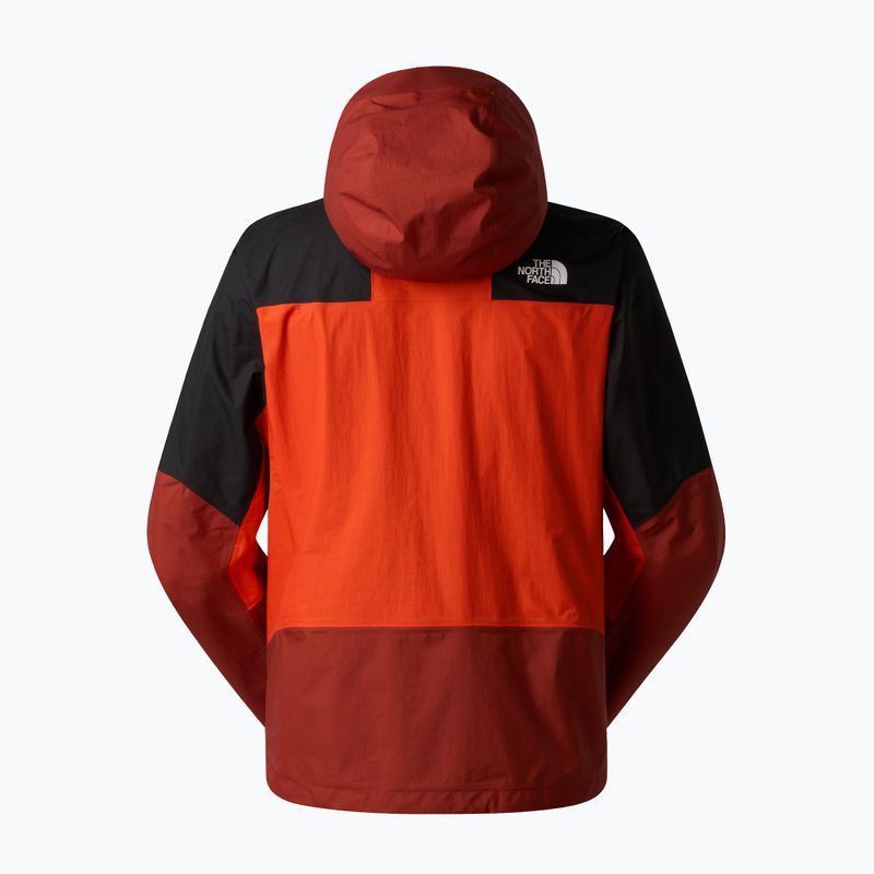 Мъжко яке за дъжд The North Face Signal 2.5L Dryvent lava red/iron clay/tnf 2