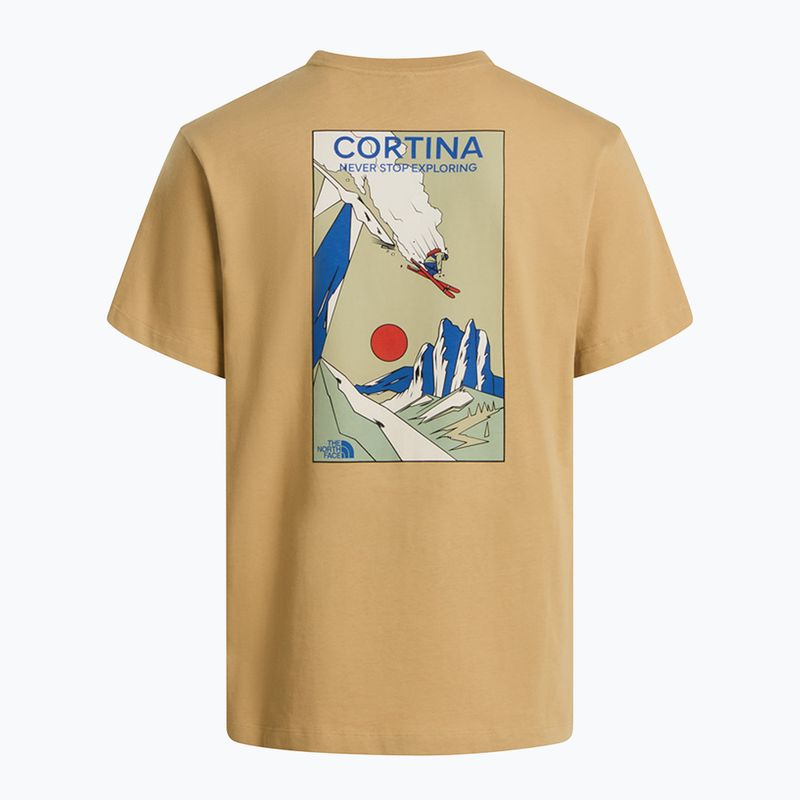 Мъжка тениска за трекинг The North Face Mountain Celebration Regular khaki stone 5