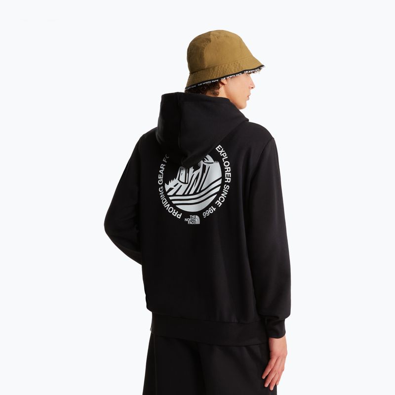 Мъжки суитшърт The North Face Monte Regular Hoodie Graphic tnf black 3