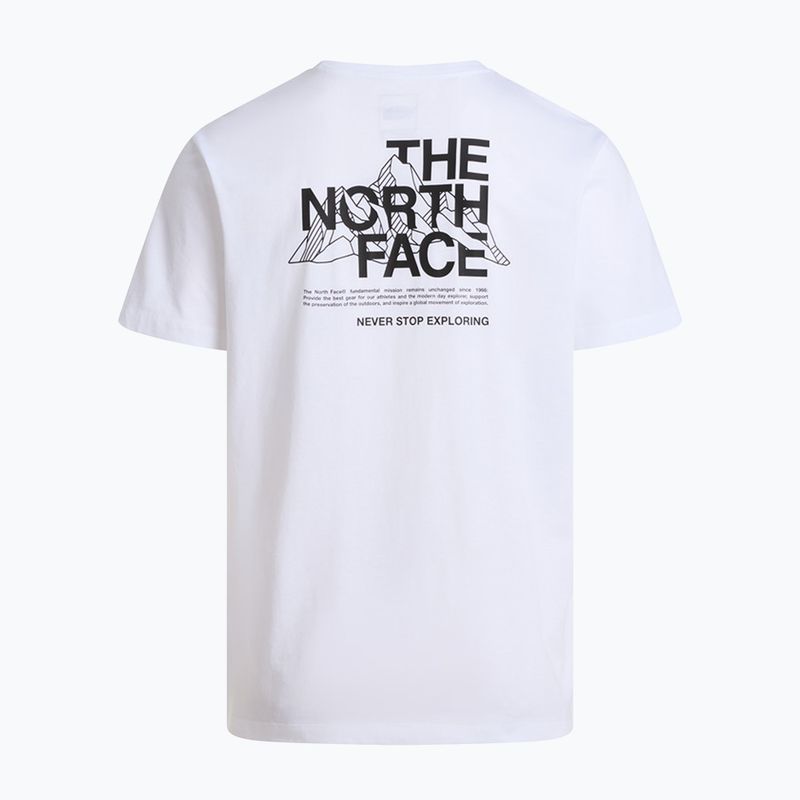 Мъжка тениска The North Face Mountain Sketch Regular tnf white 5