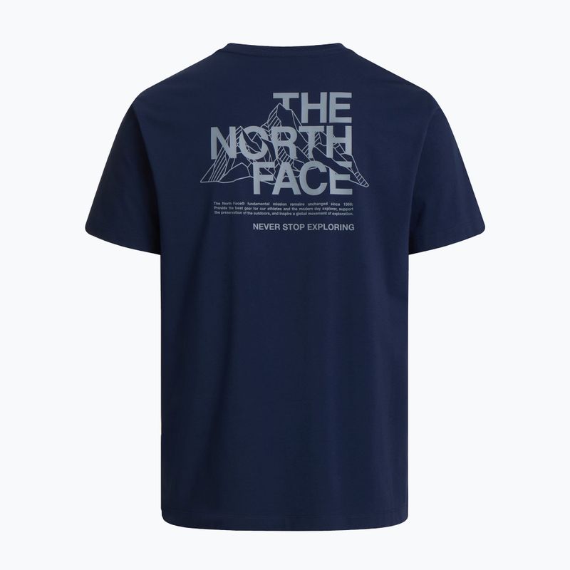Мъжка тениска за трекинг The North Face Moutain Sketch Regular summit navy 6