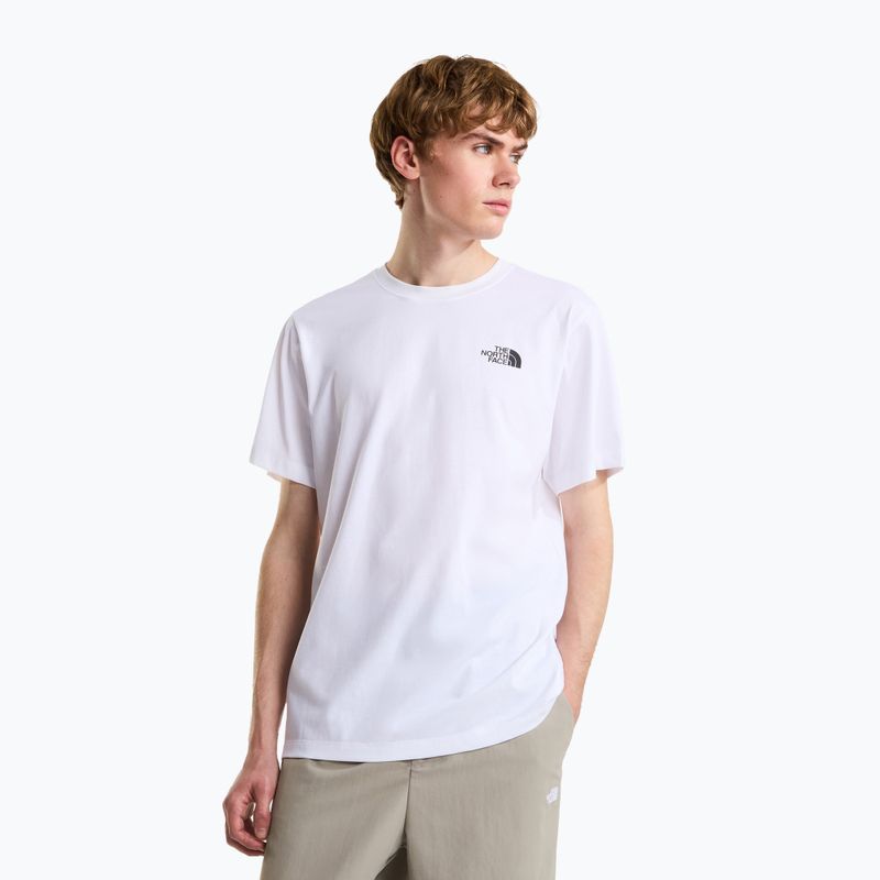 Мъжка тениска за трекинг The North Face Vertical Regular tnf white