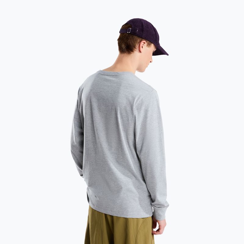 Мъжка трекинг блуза с дълъг ръкав The North Face Evolution Simple Dome Regular LS Tee tnf pale grey heather 3
