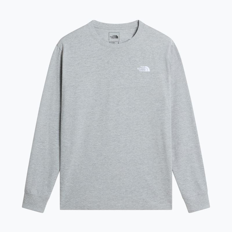 Мъжка трекинг блуза с дълъг ръкав The North Face Evolution Simple Dome Regular LS Tee tnf pale grey heather 4