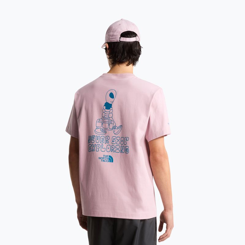 Мъжка тениска The North Face Alien Relaxed metal pink 3