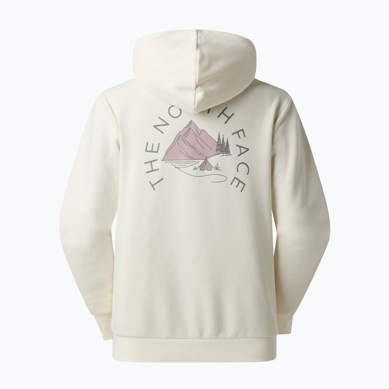 Дамски суитшърт The North Face Monte Regular Hoodie Graphic white dune 2