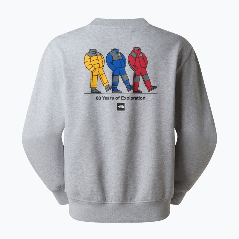 Суитшърт The North Face Celebration Relaxed Crew Graphic tnf light grey heather 2