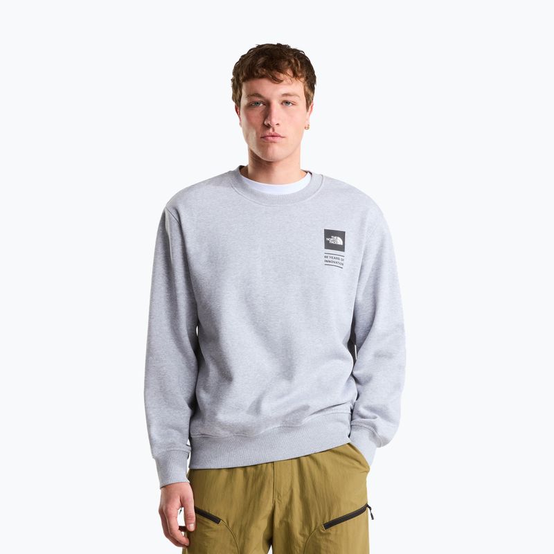 Суитшърт The North Face Celebration Relaxed Crew Graphic tnf light grey heather 4