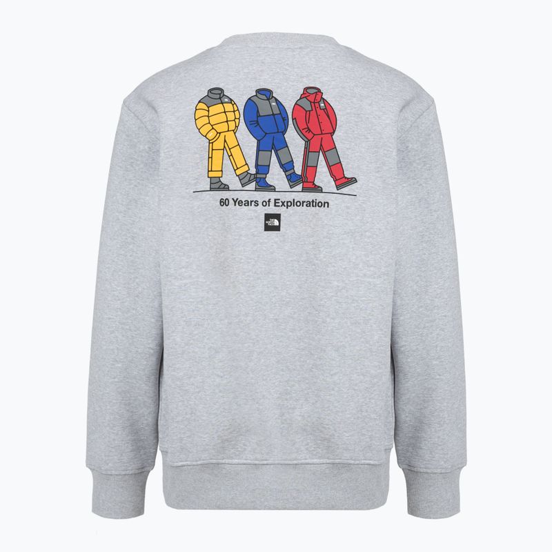 Суитшърт The North Face Celebration Relaxed Crew Graphic tnf light grey heather 2