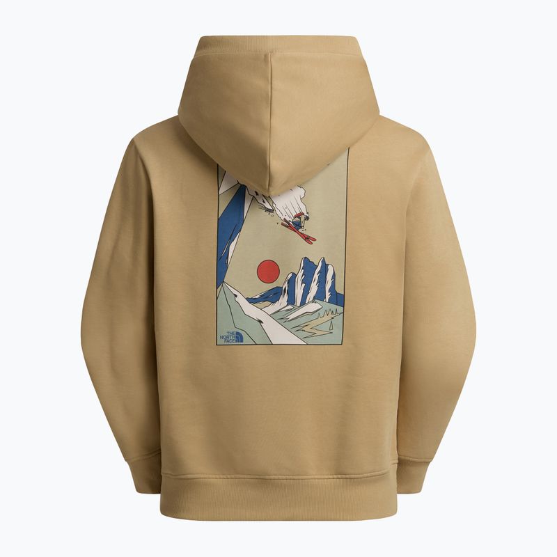 Суитшърт The North Face Mountain Celebration Relaxed Hoodie khaki stone 2