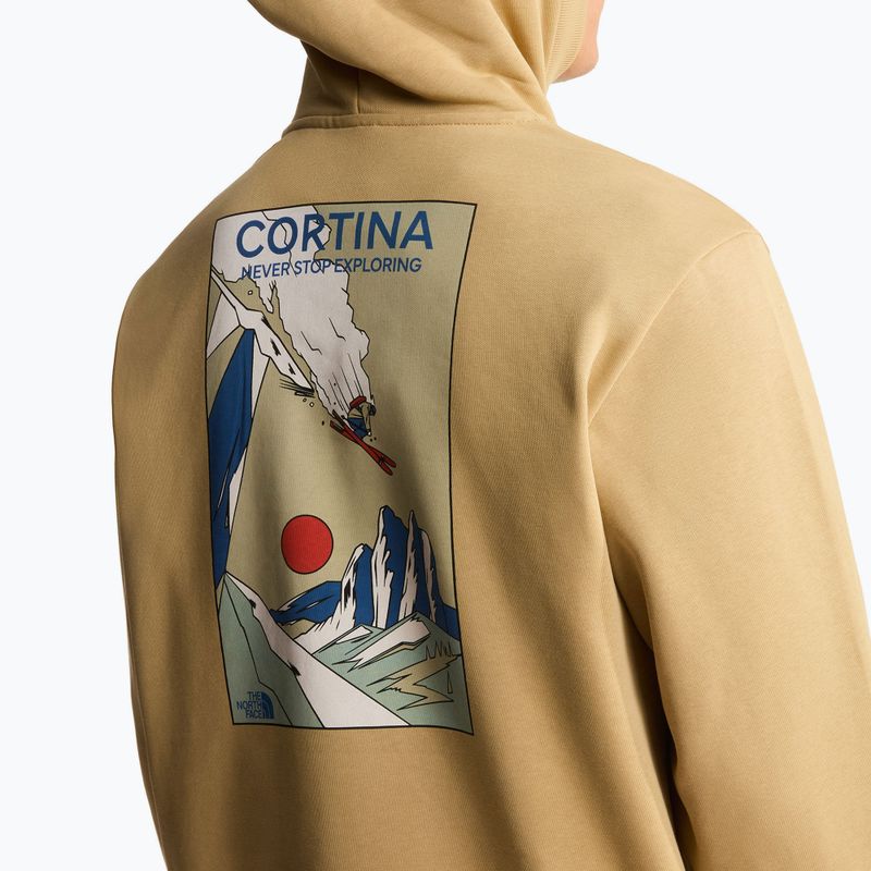 Суитшърт The North Face Mountain Celebration Relaxed Hoodie khaki stone 8