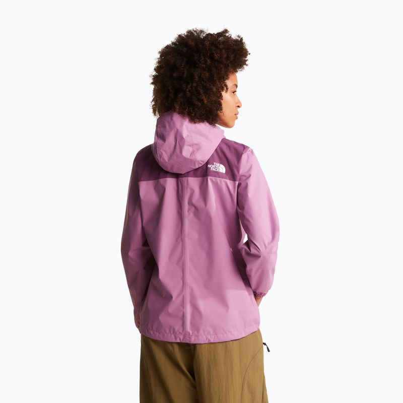 Дамско водоустойчиво яке The North Face Antora Rain hushed lavender/chroma purple 3