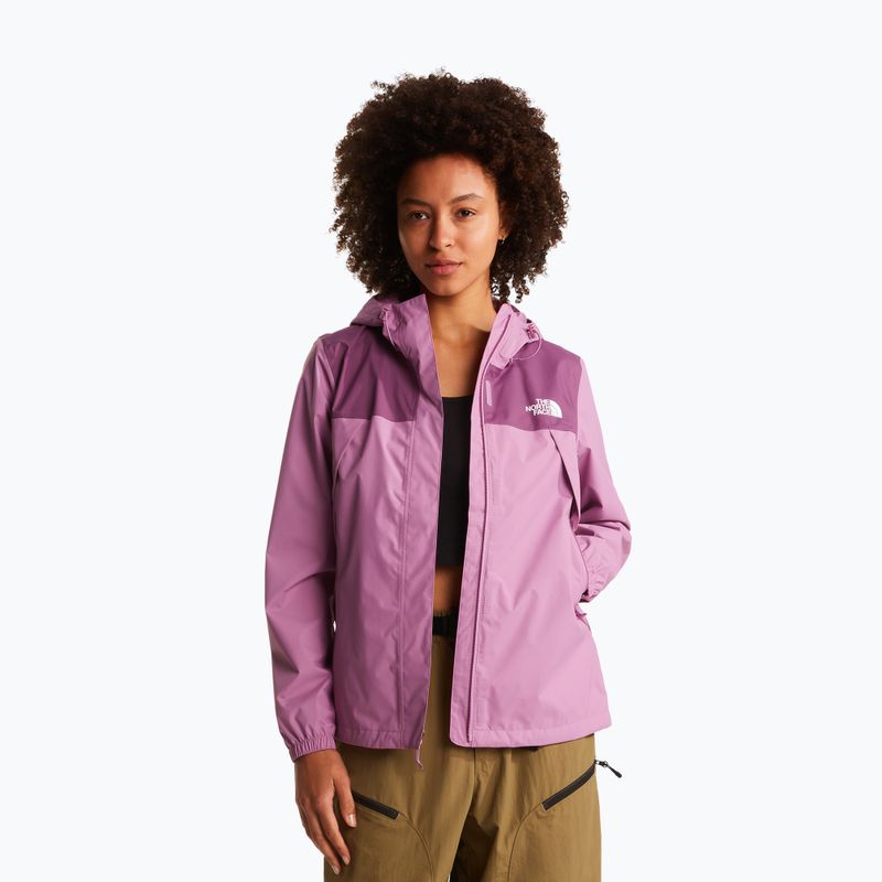 Дамско водоустойчиво яке The North Face Antora Rain hushed lavender/chroma purple 4