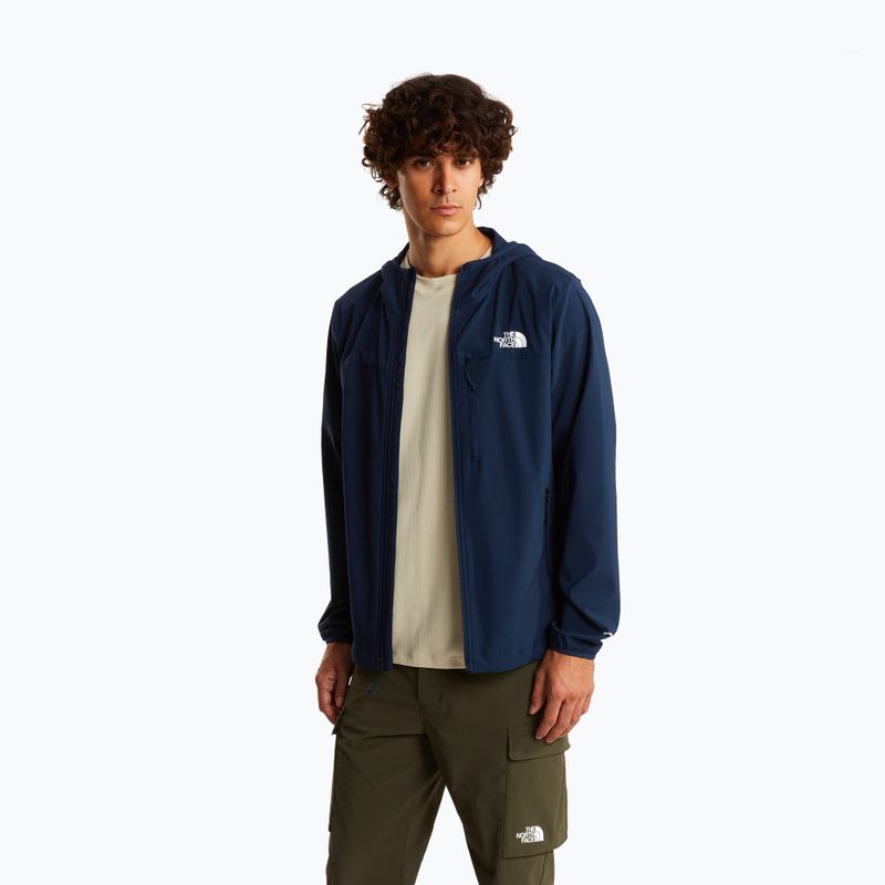 Мъжко софтшел яке The North Face Nimble Hoodie 2 summint navy 4