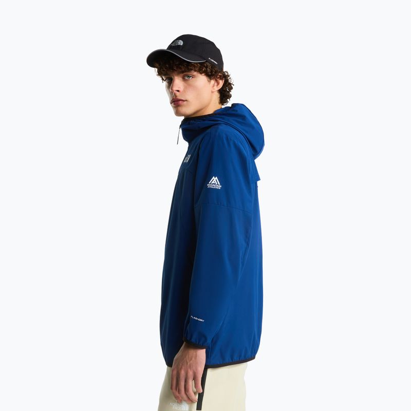 Мъжко софтшел яке The North Face Mountain Athletics Ushba Hooded estate blue 4