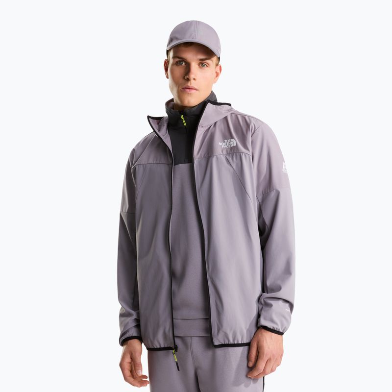Мъжко софтшел яке The North Face Moutain Athletics Ushba Hooded trancscedent grey 5