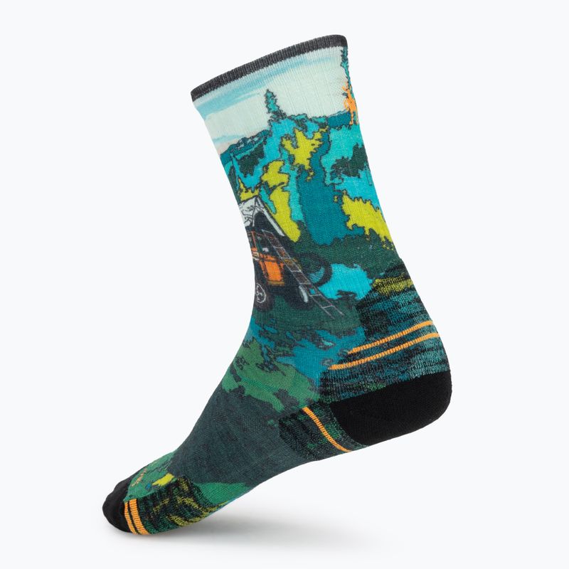 Чорапи Smartwool Hike Trail Trekker Print Crew winter moss 2