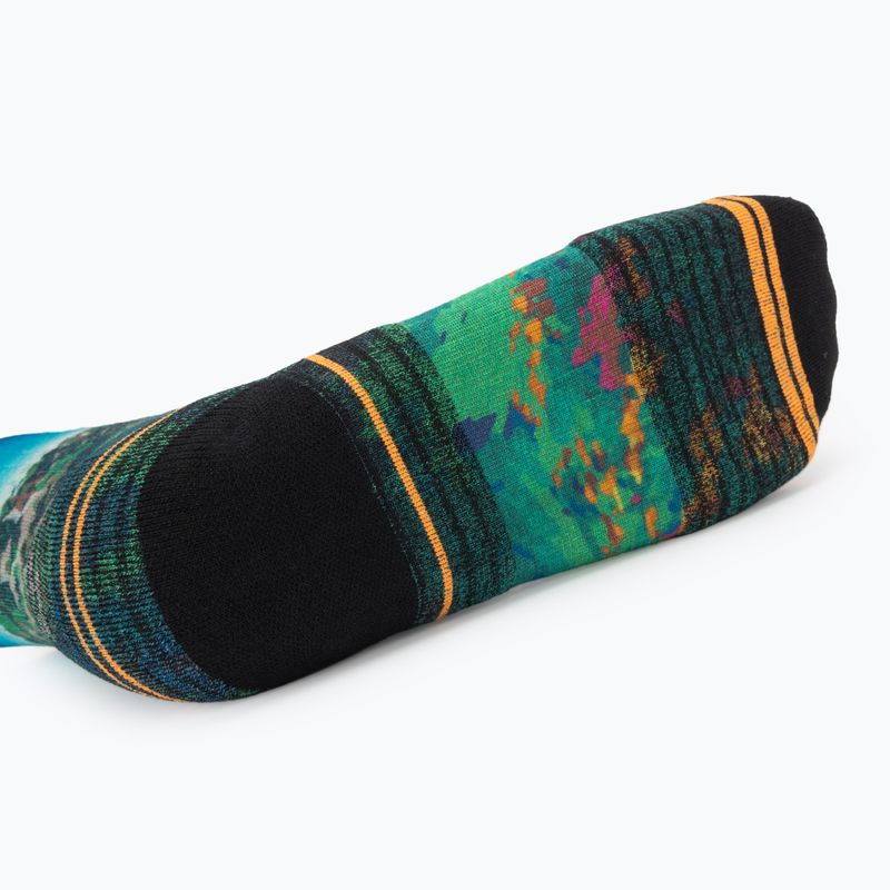 Дамски чорапи Smartwool Hike Mountain Lake Print Crew capri 4