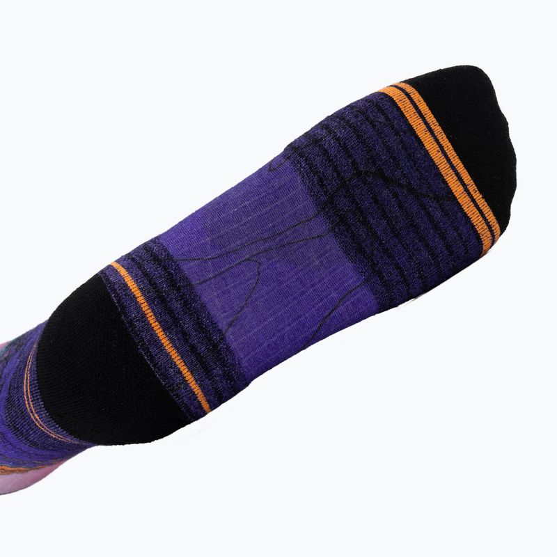 Дамски чорапи Smartwool Hike Mountain Sunrise Print Crew deep navy 5