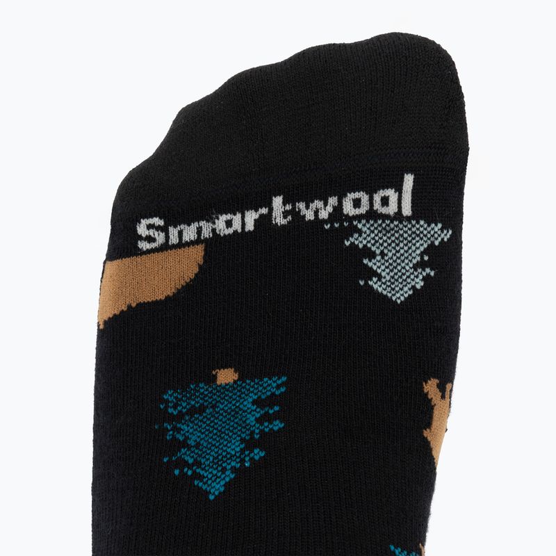 Чорапи Smartwool Everyday Trough The Trees Crew black 3