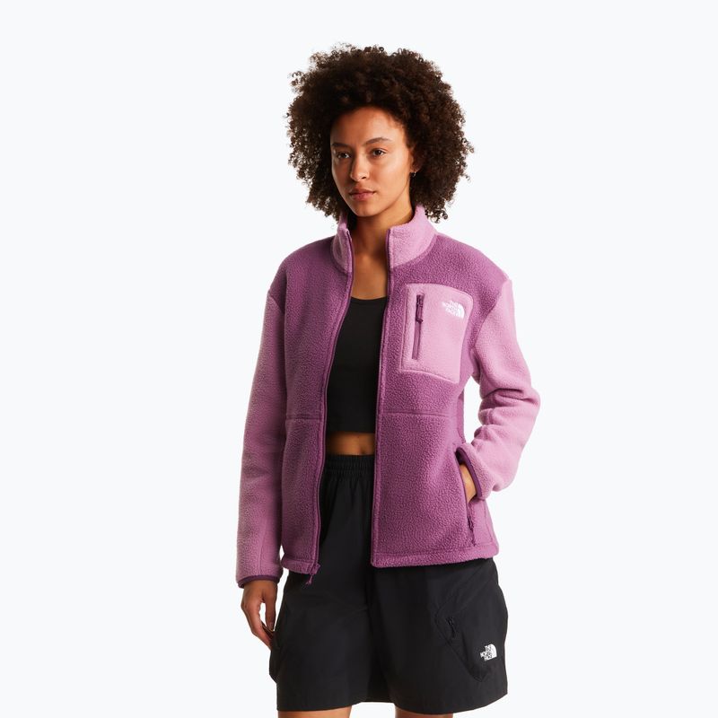 Дамски поларен суитшърт The North Face Yumiori Full Zip chroma purple/hushed lavender 5