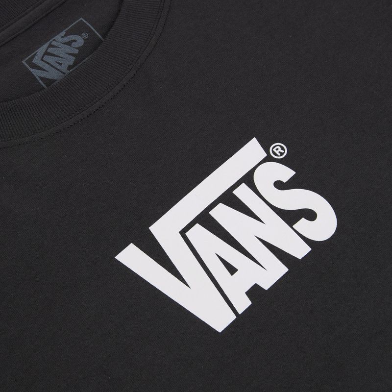 Мъжка тениска Vans Stretch Logo Tee black/white 3