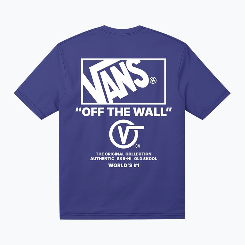 Мъжка тениска Vans Stacked Hi Tee royal cobalt 2