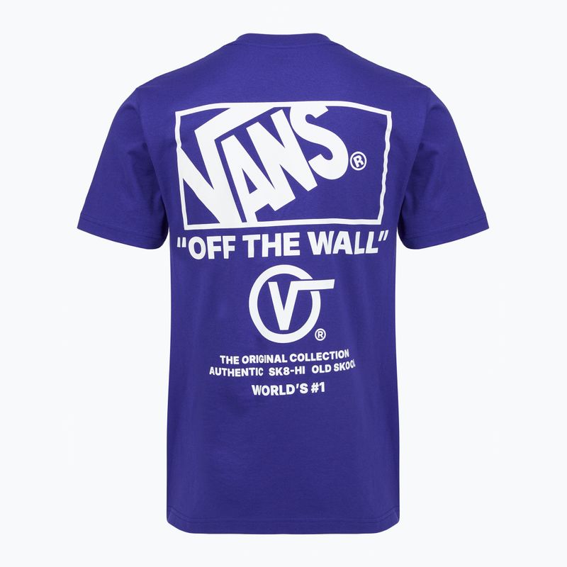 Мъжка тениска Vans Stacked Hi Tee royal cobalt 2