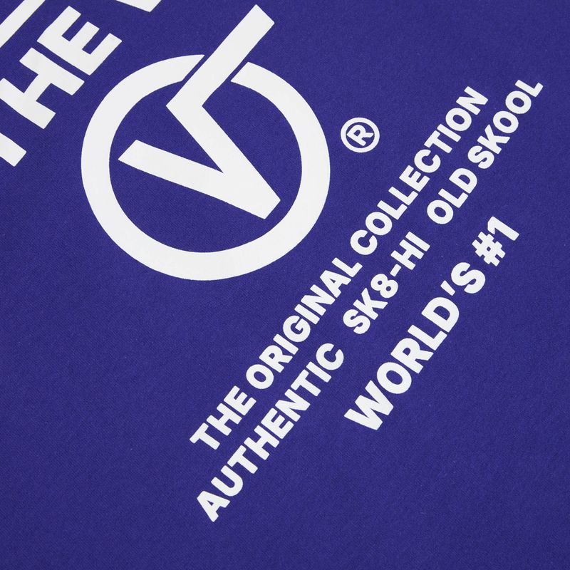 Мъжка тениска Vans Stacked Hi Tee royal cobalt 4